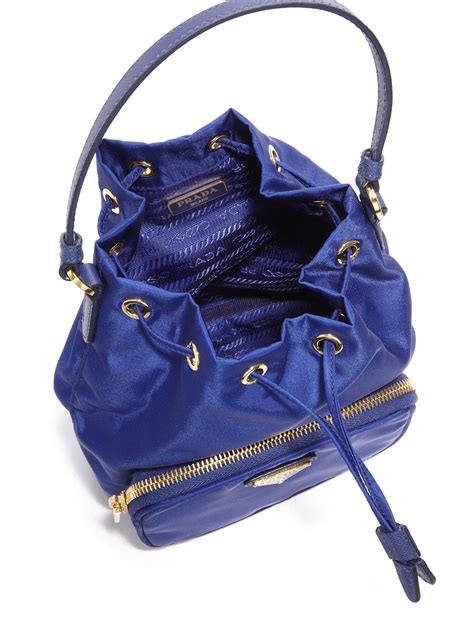 prada shopping bag leather logo blu|prada blue nylon bag.